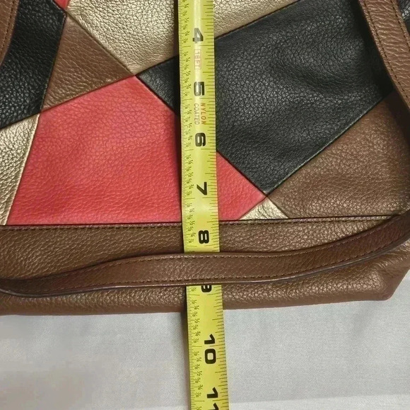 Fossil‎ patchwork  mini shopper purse - Picture 6 of 7
